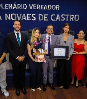 Câmara faz homenagem a Duda Arakaki, alagoana campeã mundial de ginástica rítmica