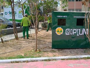 Pontos de Entrega ﻿Voluntária passam por reparos e são reinstalados no Corredor Vera Arruda, em Maceió