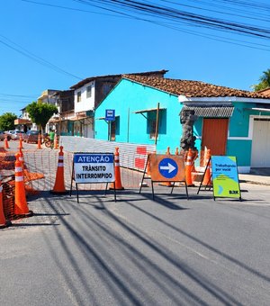 Rua Cabo Reis terá interdição por mais de um mês para obra de esgoto da BRK