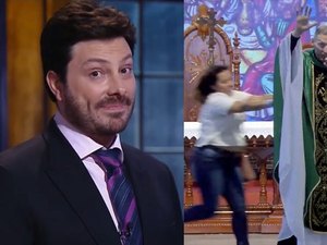 Danilo Gentili é criticado ao fazer piada com padre Marcelo Rossi e reage