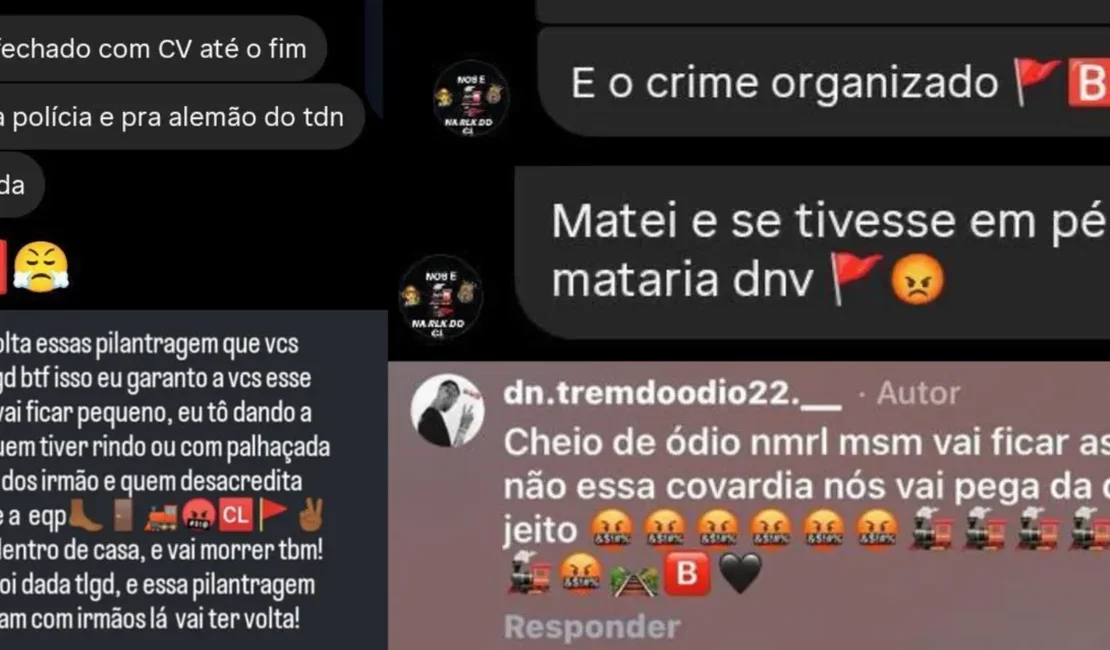 'Coruripe vai ficar pequeno': 'Ratão' fez ameaças antes de morrer em confronto
