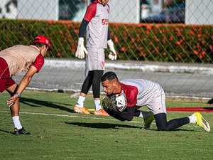 CRB intensifica preparação para duelo contra o Goiás pela Série B