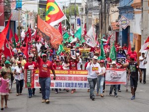 Dia Nacional de Paralisação será marcado por manifestação em Maceió