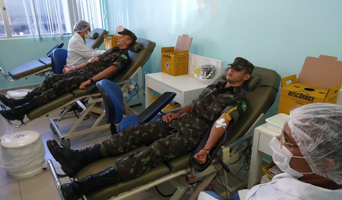 Exército inicia campanha de doação de sangue em Maceió