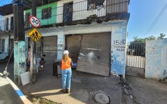 Engenheiro do órgão avaliou a situação e interditou residências atingidas