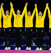 Com alagoana, Brasil conquista dois ouros inéditos no Mundial de Ginástica