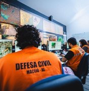 Defesa Civil orienta sobre prevenção de ventos fortes neste domingo em Maceió