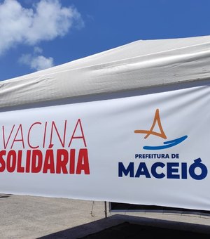Maceió lança campanha de arrecadação de alimentos e itens de higiene pessoal durante vacinação