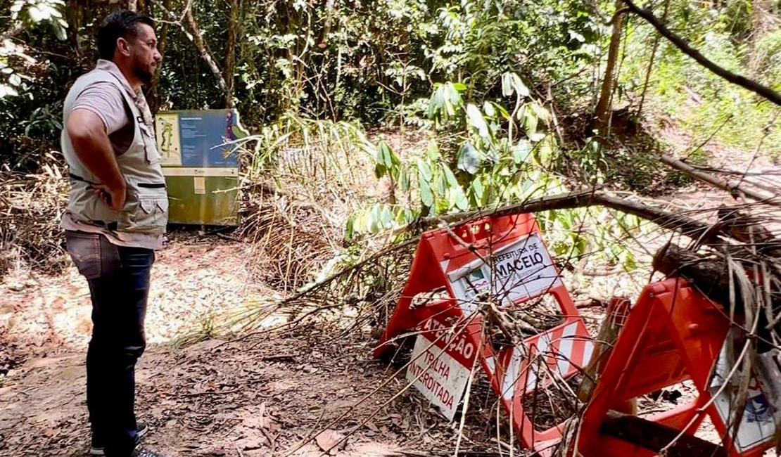 Após fiscalização, Leonardo Dias cobra melhorias e reparos no Parque Municipal de Maceió