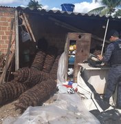 Polícia recupera 2 mil quilos de fumo roubados em Arapiraca