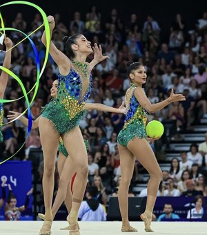 Alagoana Duda Arakaki conquista prata inédita no Mundial de Ginástica Rítmica