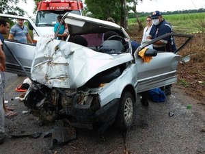 Acidente na AL-215 deixa um morto e oito feridos em Boca da Mata