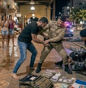 Suspeito tenta tomar arma de policial e acaba preso por tráfico na Levada