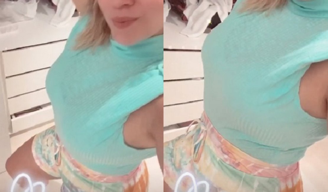 Marília Mendonça mostra cinturinha fina em vídeo de look
