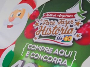 Sorteio de prêmios do Natal do comércio de Arapiraca acontece neste sábado