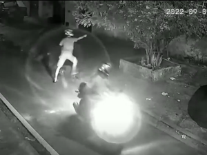 Assalto no Benedito Bentes é flagrado por câmera de segurança