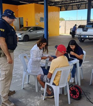 PRF realiza Comando de Saúde Preventivo, em São Miguel dos Campos
