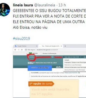 Site do Sisu apresenta nova falha: estudantes acessam inscrições de outros candidatos