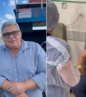 Após cirurgia, Alves Correia volta a passar mal e é levado para UPA em Arapiraca