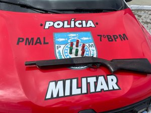 Armas e drogas são apreendidas em ações no Sertão e Zona da Mata
