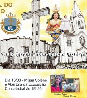 Concatedral comemora jubileu de 75 anos neste mês em Arapiraca 