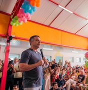 Paulo Dantas entrega a 67ª Creche Cria, em Maribondo