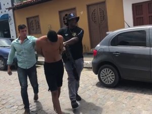Preso acusado de matar idoso na frente da mãe da vítima de 90 anos em Marechal Deodoro
