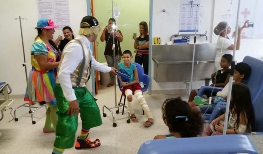 Enfermaria infantil da UE do Agreste tem dia animado e de diversão