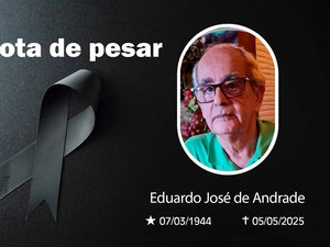 Presidência do TJAL lamenta morte do desembargador aposentado Eduardo Andrade