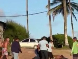 Homem registra briga na praia do Gunga nesta quarta (15)