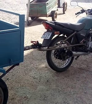 Cresce uso de carretinhas para motos em Alagoas; veja regras e exigências