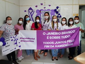 [Vídeos] Branco e roxo se unem para um janeiro de prevenção à saúde mental e à hanseníase em Arapiraca