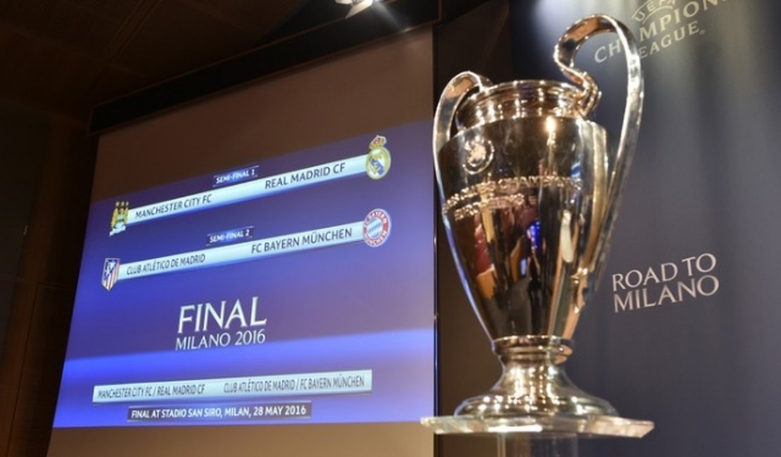 Manchester City encara o Real, e Atlético pega o Bayern nas semifinais