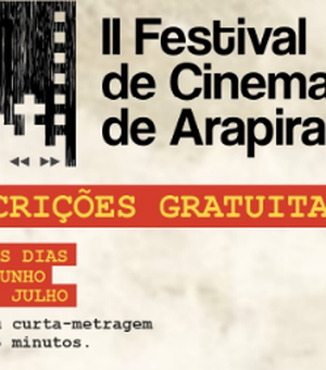 II Festival de Cinema de Arapiraca está com inscrições abertas para mostras audiovisuais