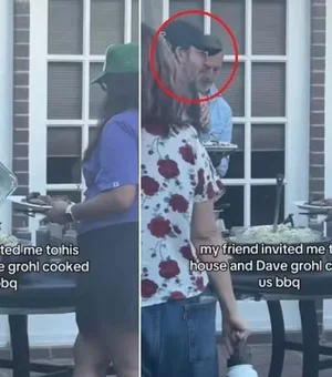 Dave Grohl surpreende como churrasqueiro em almoço na casa de amigo