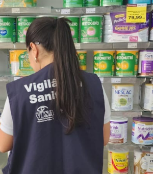 Vigilância Sanitária faz fiscalização em fórmulas infantis da Nestlé em Palmeira dos Índios