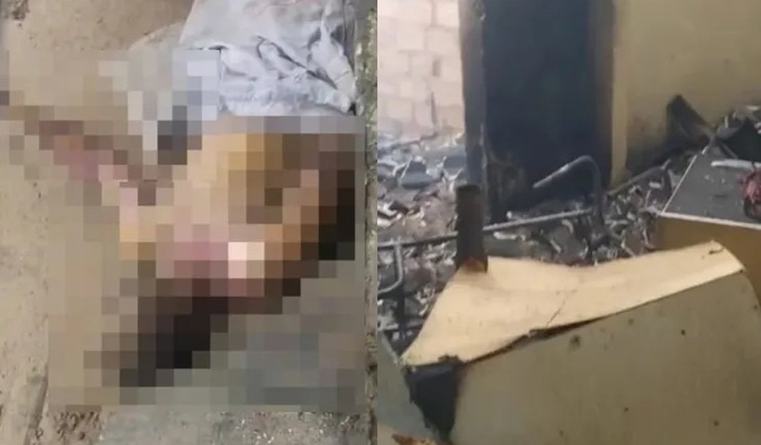 Paciente psiquiátrico ateia fogo na própria casa e morre após se jogar nas chamas em Arapiraca