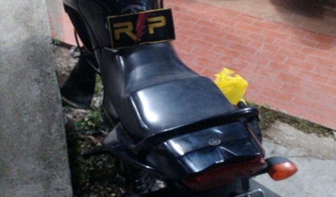 Polícia Militar recupera mais um moto roubada em Arapiraca