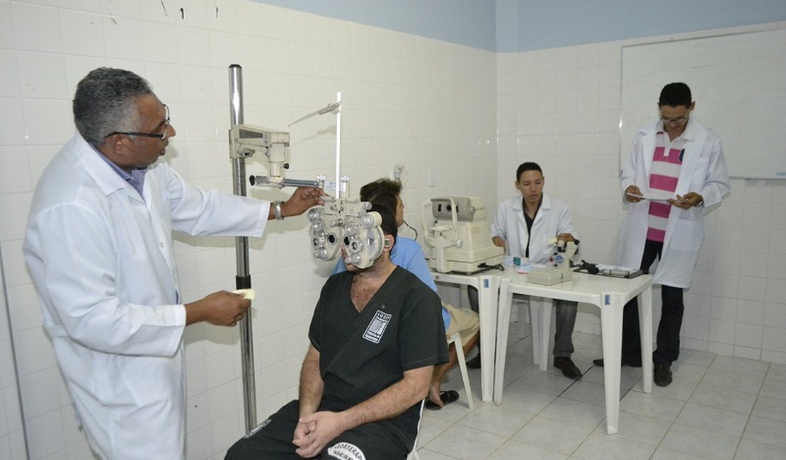 Administração penitenciária faz mutirão oftalmológico no sistema prisional