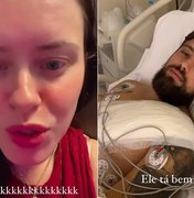 Mariana Bridi compartilha momentos de Rafael Cardoso no hospital após cirurgia cardíaca
