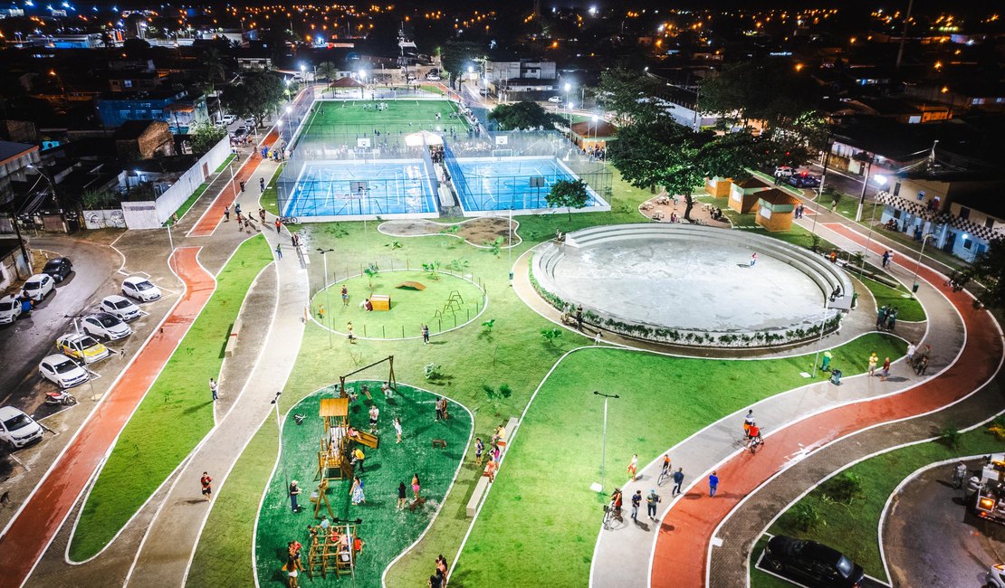 Prefeitura inaugura Parque Linear e areninha no Benedito Bentes