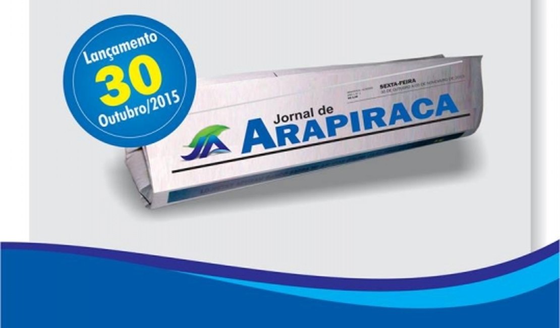 Jornal de Arapiraca será lançado nesta sexta-feira