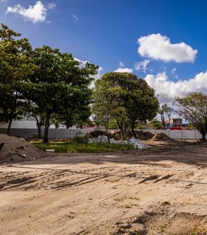 Obras de revitalização da Praça da Faculdade são iniciadas no Prado