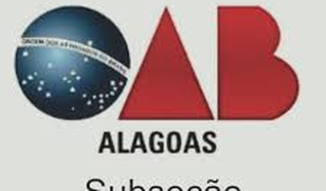 Diretores da Subseção da OAB de Arapiraca e de comissões locais serão empossados