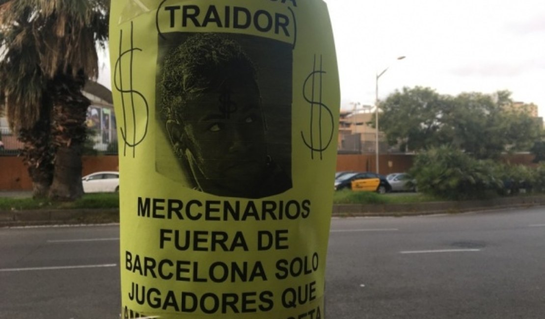 Torcida do Barcelona se revolta com Neymar e expõe : 'Traidor, mercenário' 