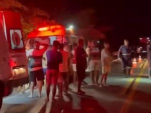 Acidente com moto deixa um morto e um ferido em trecho da BR-101 em Joaquim Gomes