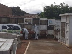Primeira vítima fatal de Covid 19 em Palmeira dos Índios foi sepultada nesta terça-feira