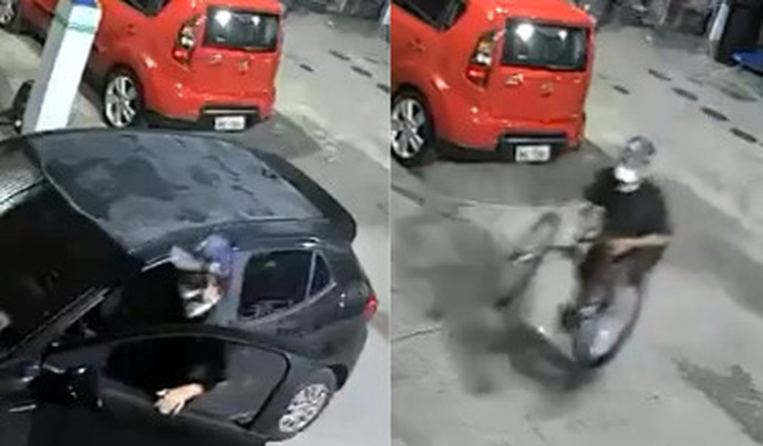 [Vídeo] Criminoso invade lava-jato e furta carro e bicicleta no Barro Duro