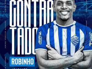 CSA anuncia chegada de atacante Robinho, do Brasil de Pelotas