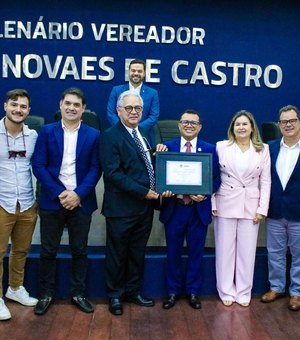 Câmara entrega comenda ao empresário Álvaro Mendonça fundador da Carajás